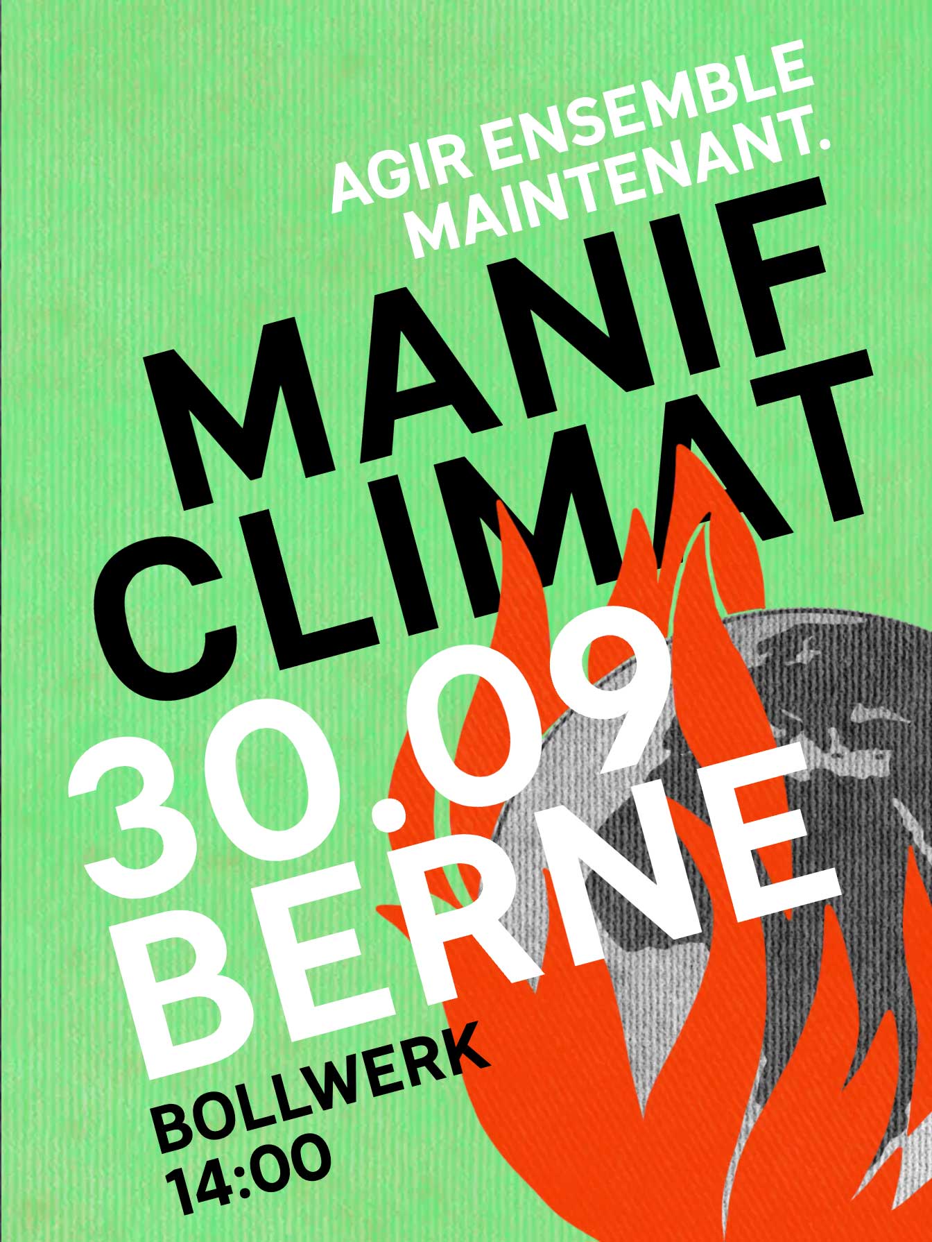 MANIFESTATION POUR LE CLIMAT LE 30 SEPTEMBRE À BERNE